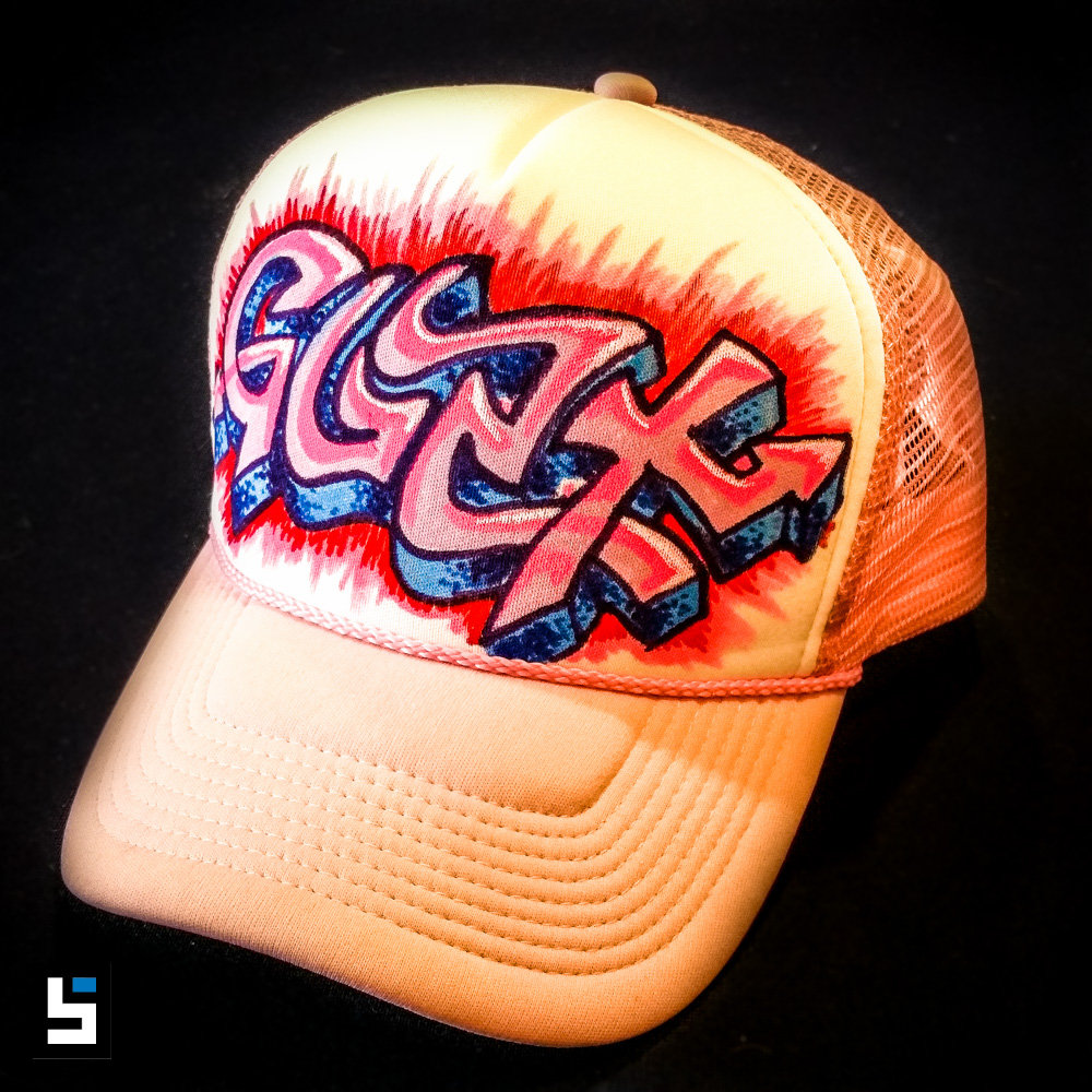 Colorful designed cap with artistic pattern