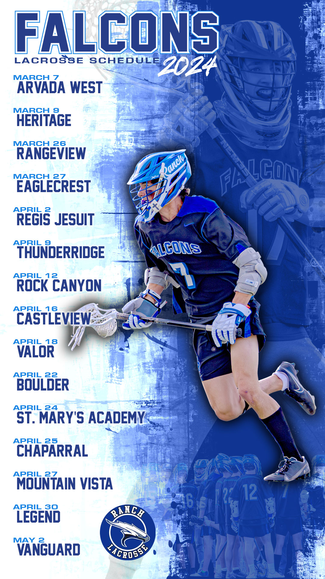 Highland Ranch High School Lacrosse Team Schedule 2024